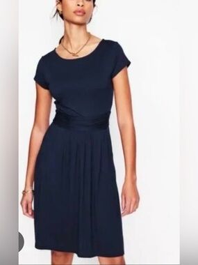 Classic Black Boden Amelie jersey Short-Sleeve Womens Dress